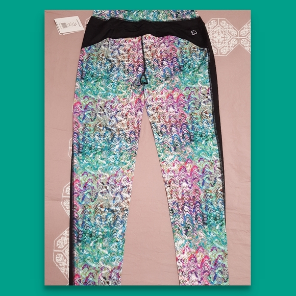 New - Central Park Active Wear Multi-Color Yoga - Picture 6 of 8